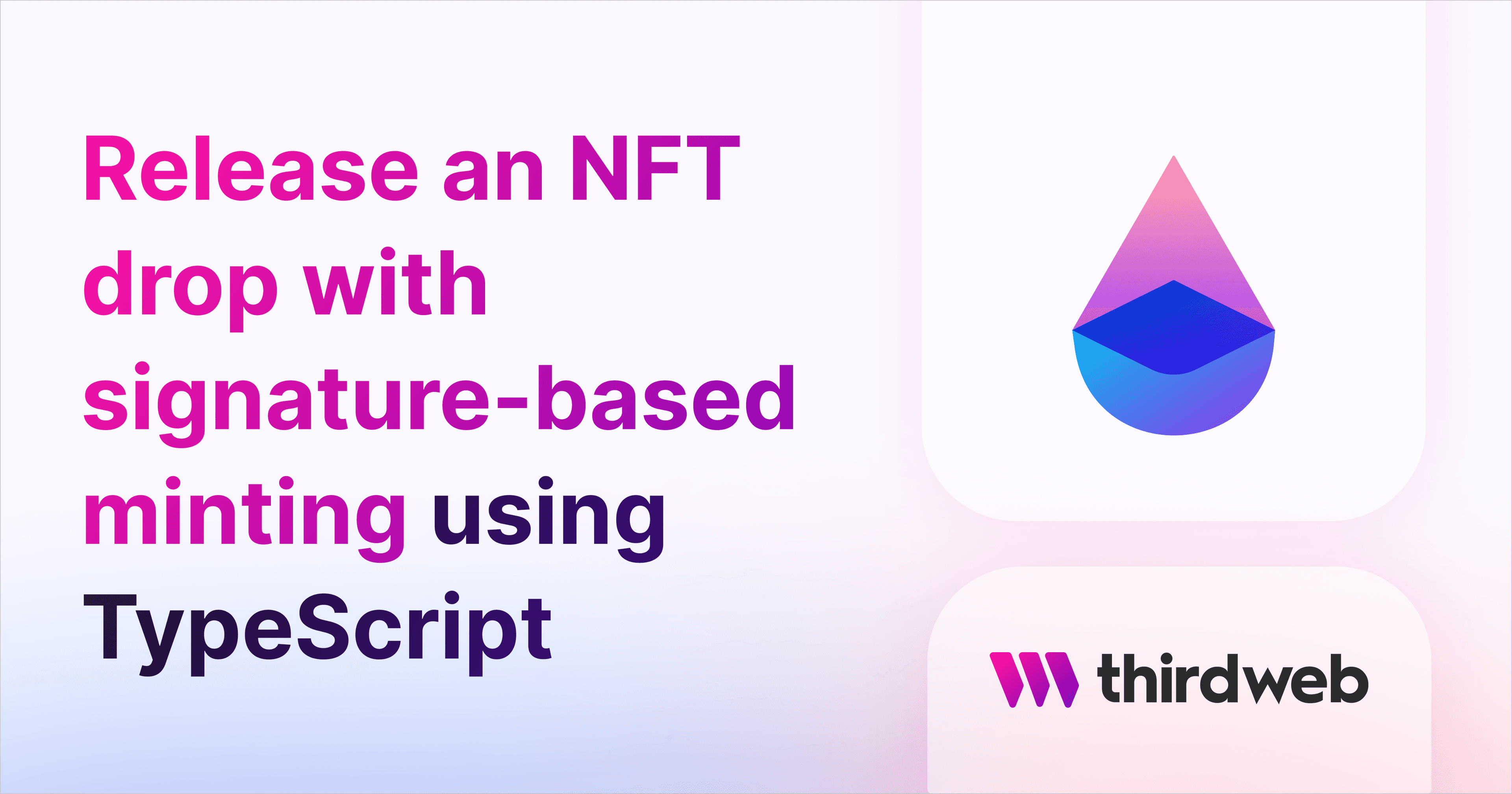 Create an ERC-721A NFT Collection using thirdweb